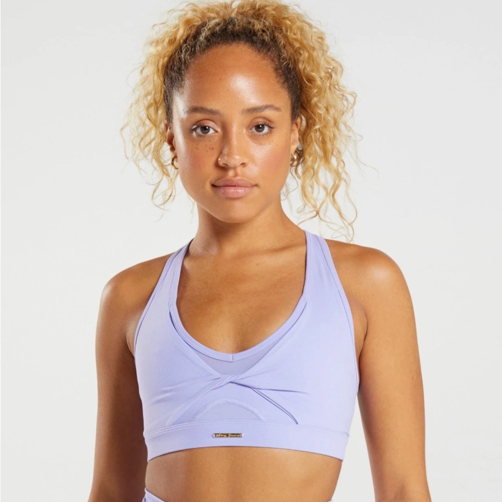 Gymshark x Whitney wild flower mesh bra v3